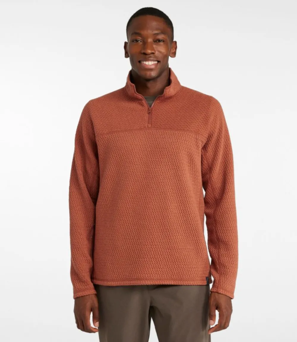 "Men's Ridgeknit Pullover, Quarter-Zip"-L.L.Bean New