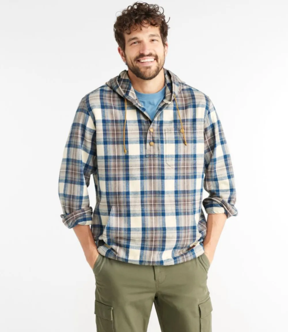 "Men's Scotch Plaid Flannel Shirt, Anorak, Traditional Fit"-L.L.Bean Store