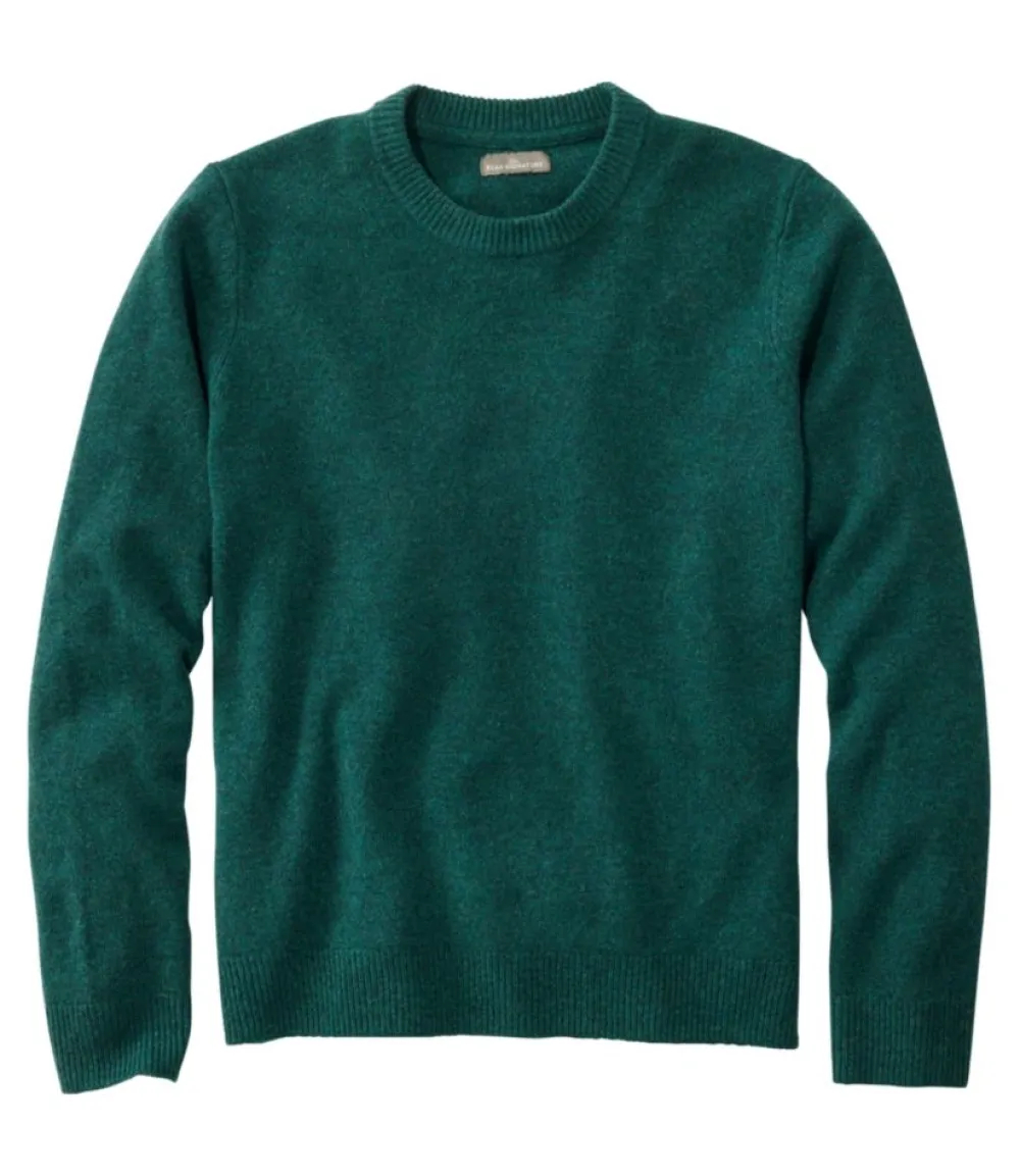 "Men's Signature Camp Merino Wool Crewneck Sweater"-L.L.Bean Online