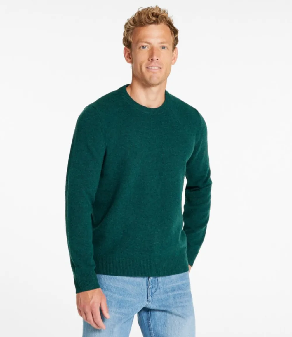 "Men's Signature Camp Merino Wool Crewneck Sweater"-L.L.Bean Online