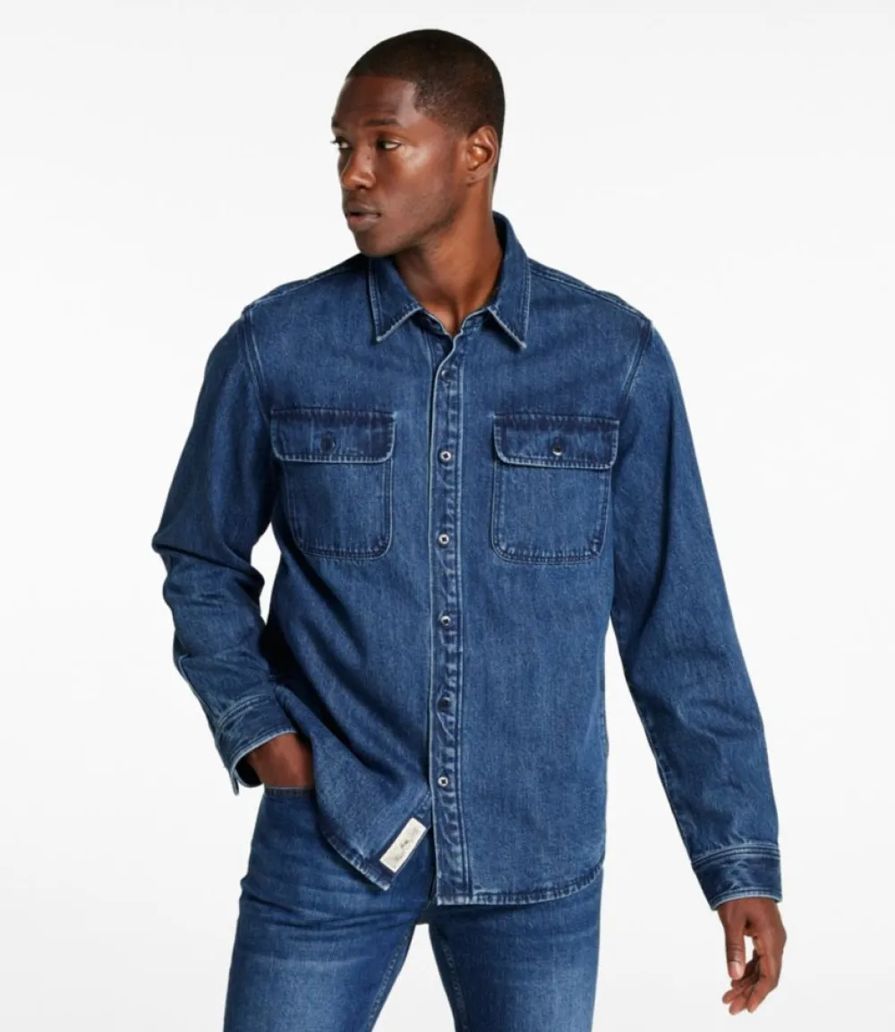 "Men's Signature Denim Workshirt"-L.L.Bean Fashion