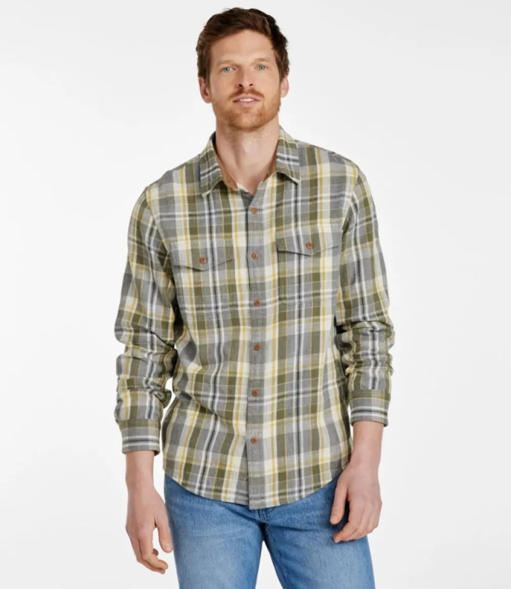 "Men's Signature Heritage Textured Flannel Shirt"-L.L.Bean Best Sale