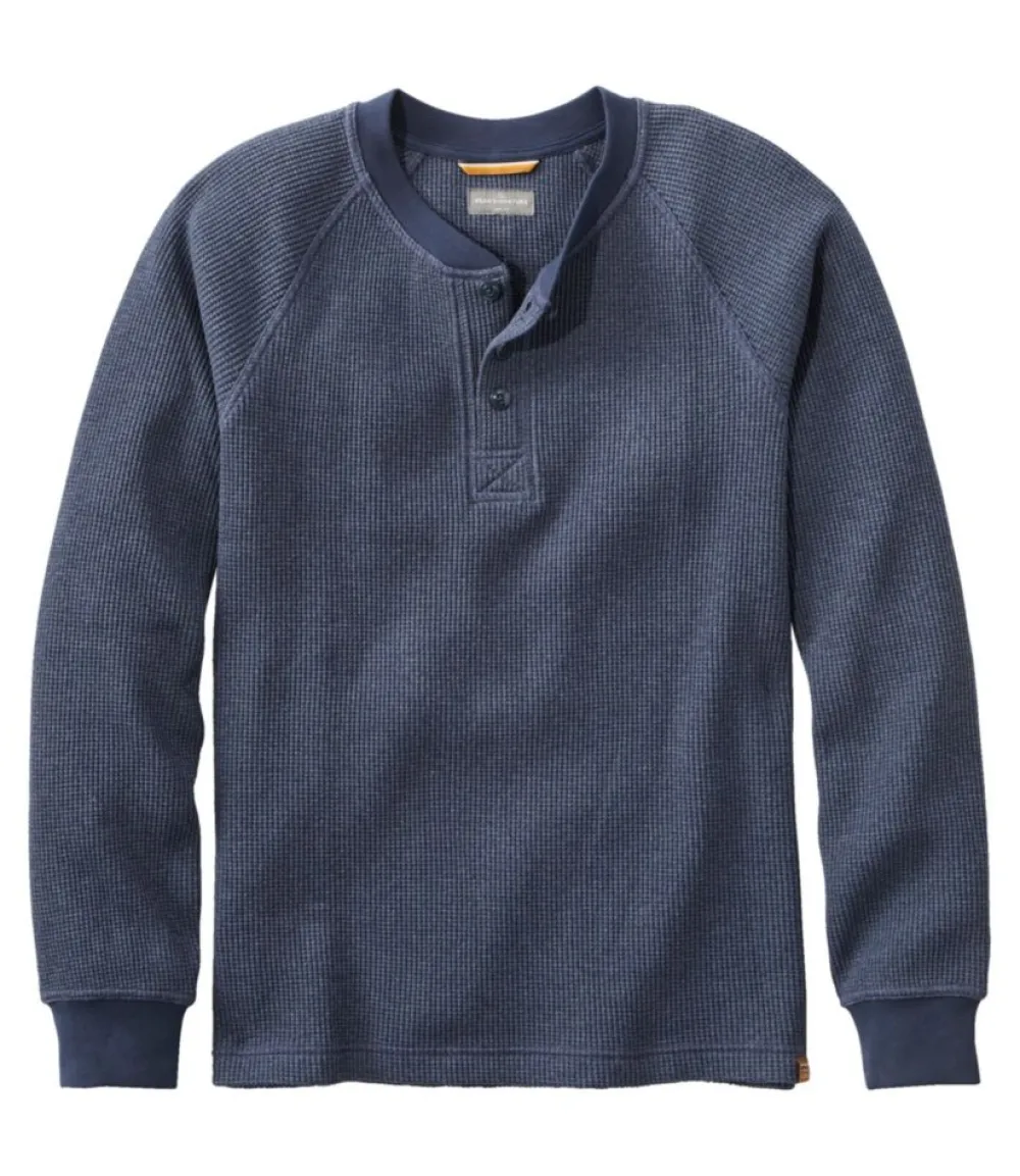 "Men's Signature Waffle Henley"-L.L.Bean Discount