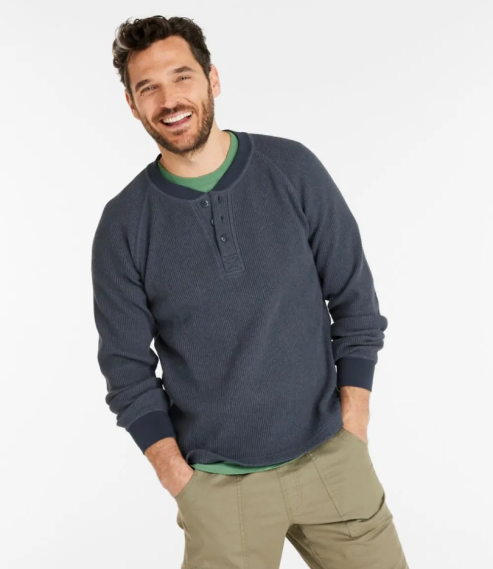 "Men's Signature Waffle Henley"-L.L.Bean Discount