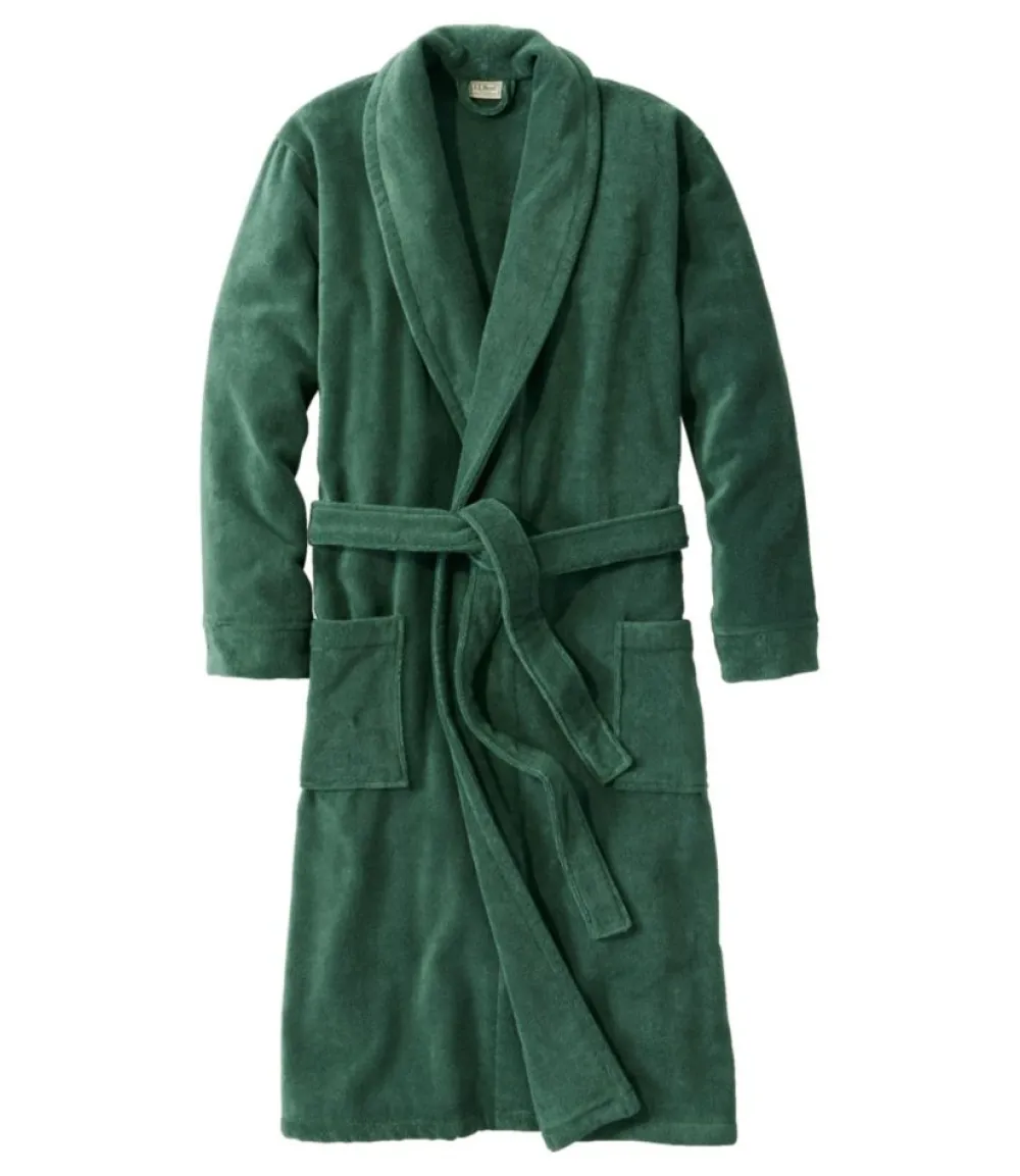 "Men's Terry Cloth Organic Cotton Robe"-L.L.Bean Flash Sale