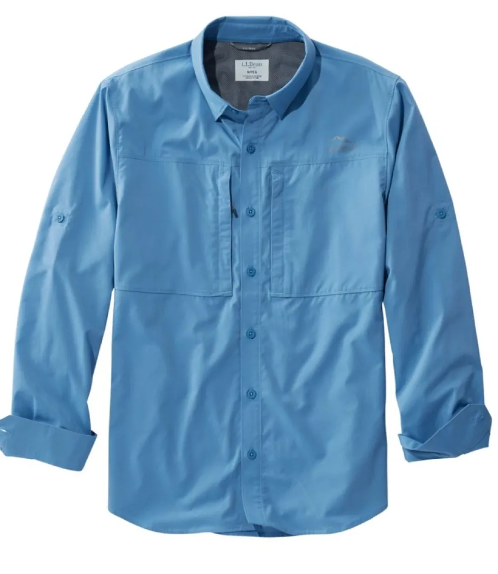 "Men's Tropicwear Pro Stretch Shirt, Long-Sleeve"-L.L.Bean Cheap