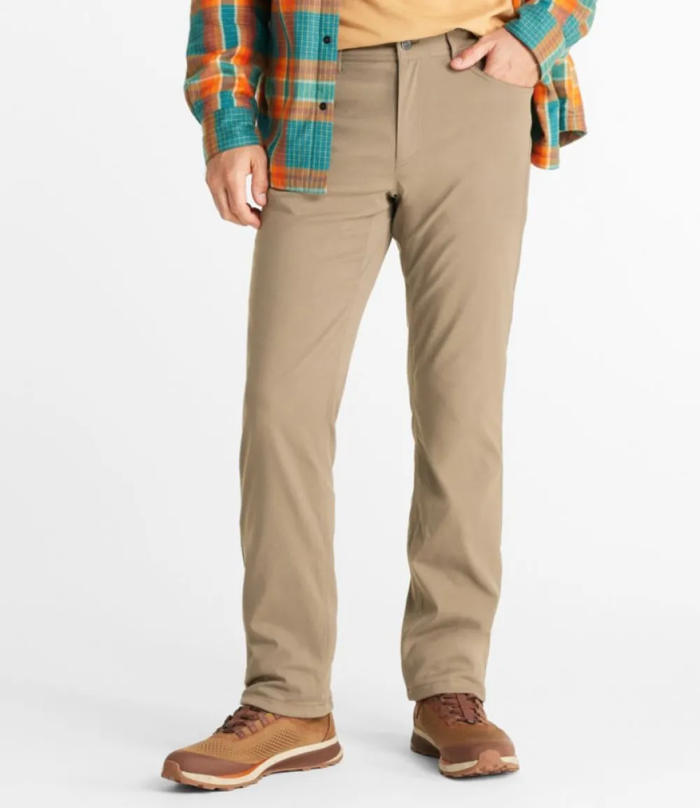 "Men's VentureStretch Five-Pocket Pants, Standard Fit, Lined"-L.L.Bean Sale