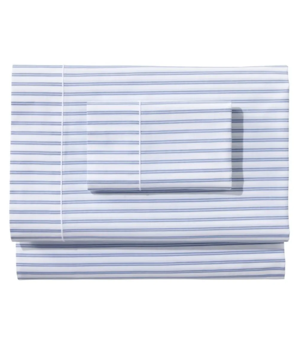 "Premium Egyptian Percale Sheet Collection, Stripe"-L.L.Bean Best Sale