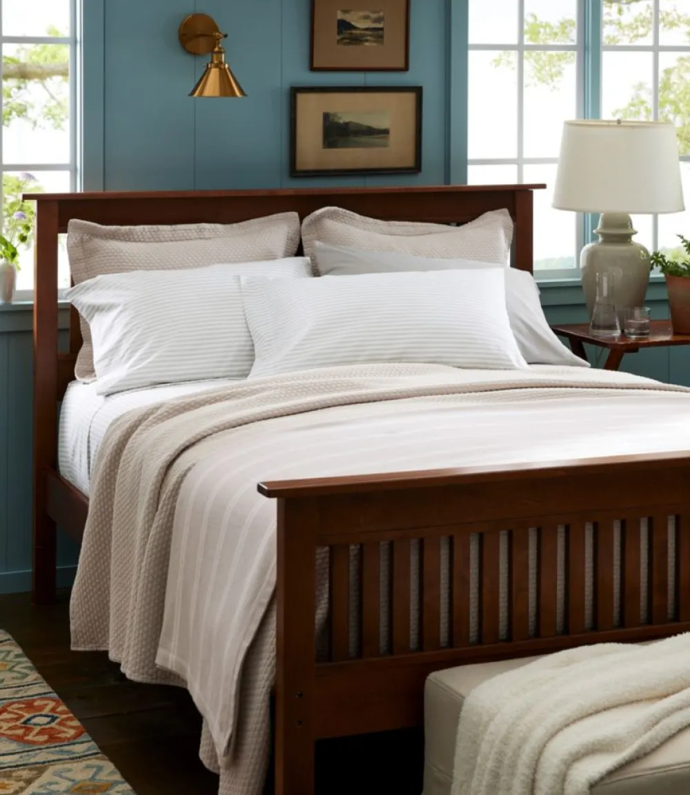 "Premium Egyptian Percale Sheet Collection, Stripe"-L.L.Bean Best Sale