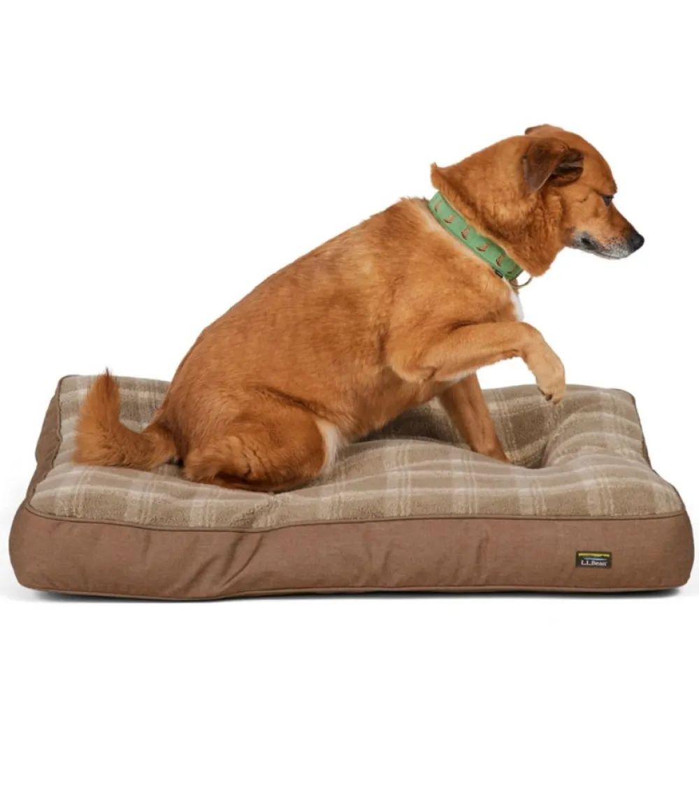 "Premium Fleece Therapeutic Dog Bed, Rectangular"-L.L.Bean Hot