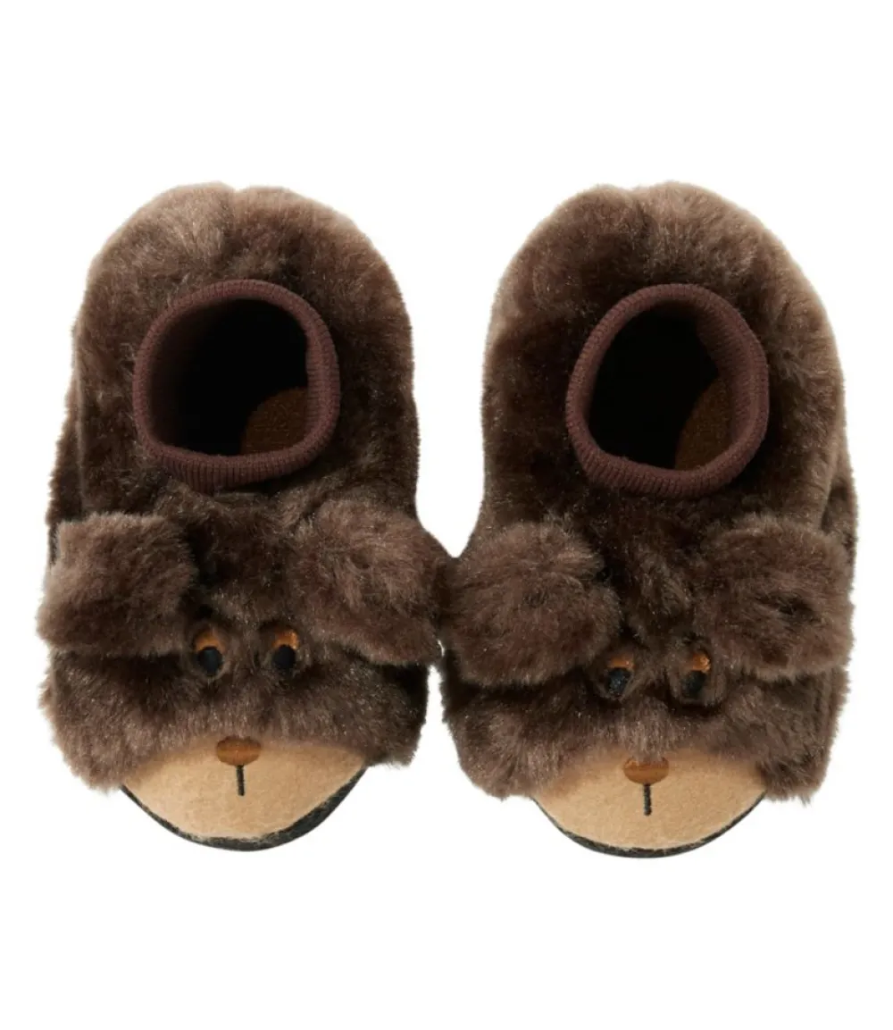 "Toddlers' Animal Paws Slippers"-L.L.Bean Clearance