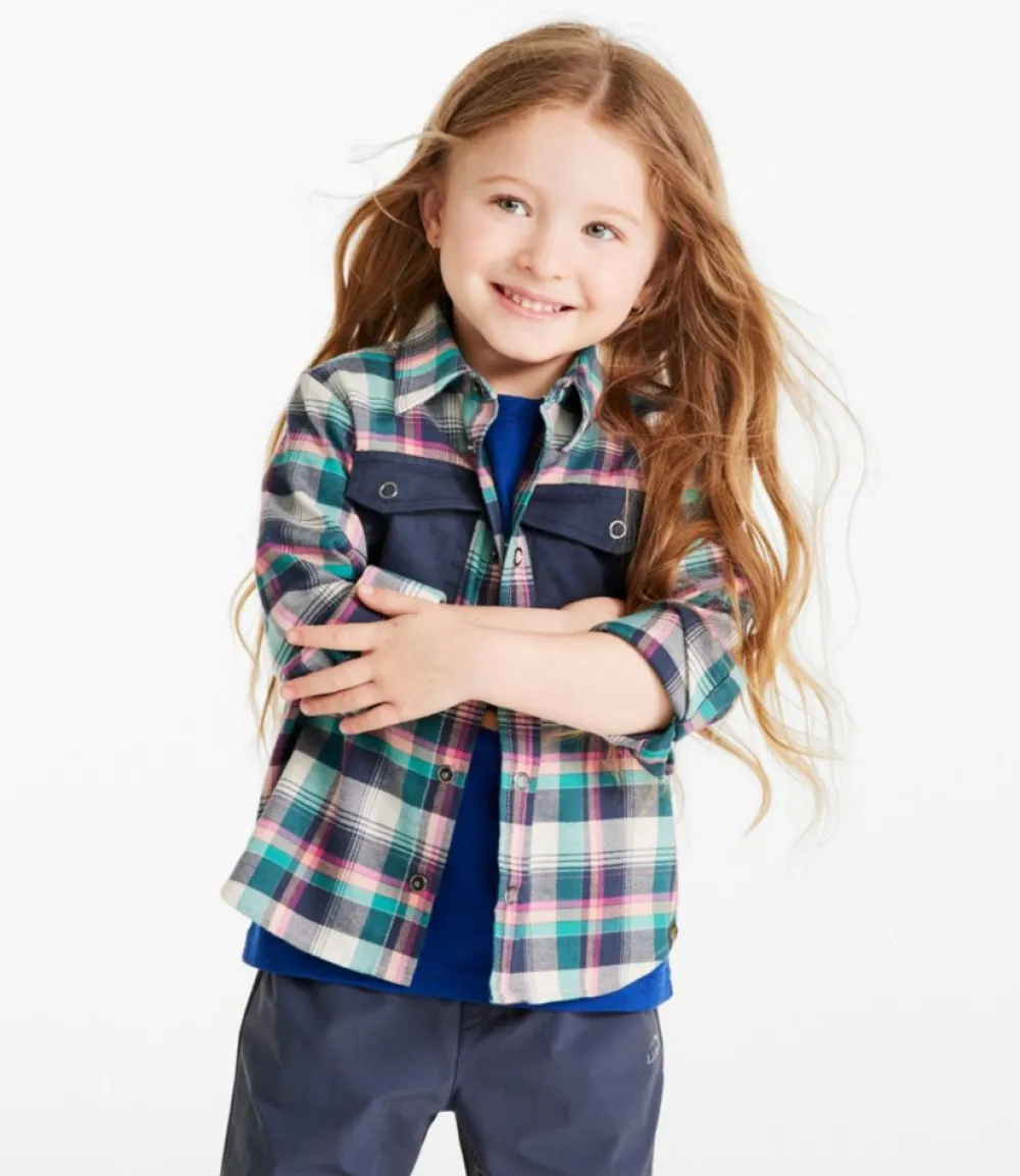 "Toddlers' BeanFlex All-Season Flannel Shirt"-L.L.Bean Sale