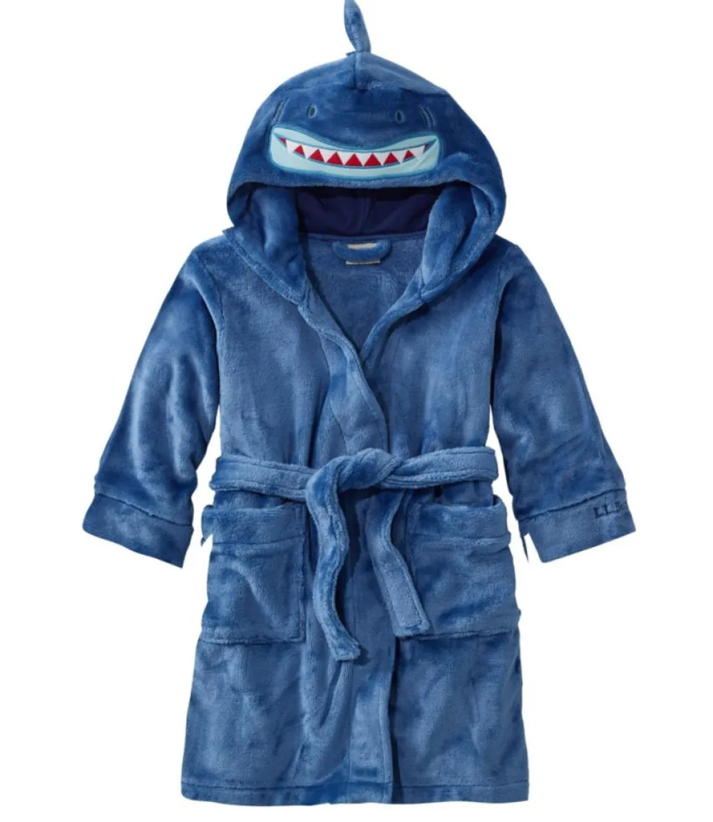 "Toddlers' Cozy Animal Robe, Hooded"-L.L.Bean New