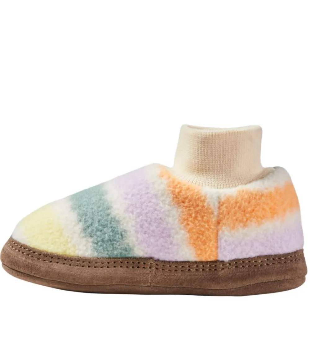 "Toddlers' Mountain Classic Fleece Slippers, Stripe"-L.L.Bean Best Sale