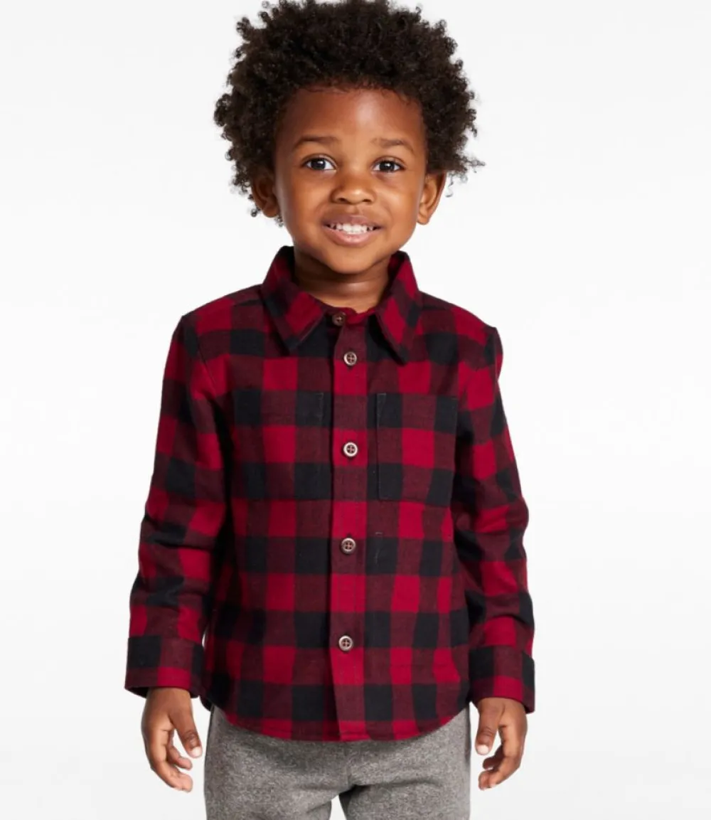 "Toddlers' Scotch Plaid Flannel Shirt"-L.L.Bean Store