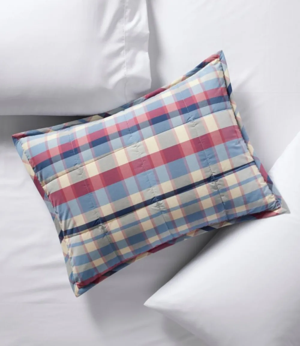 "Ultrasoft Cotton Comforter Sham, Plaid"-L.L.Bean Fashion