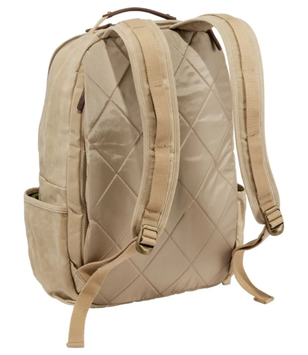 "Waxed Canvas Travel Backpack"-L.L.Bean Online