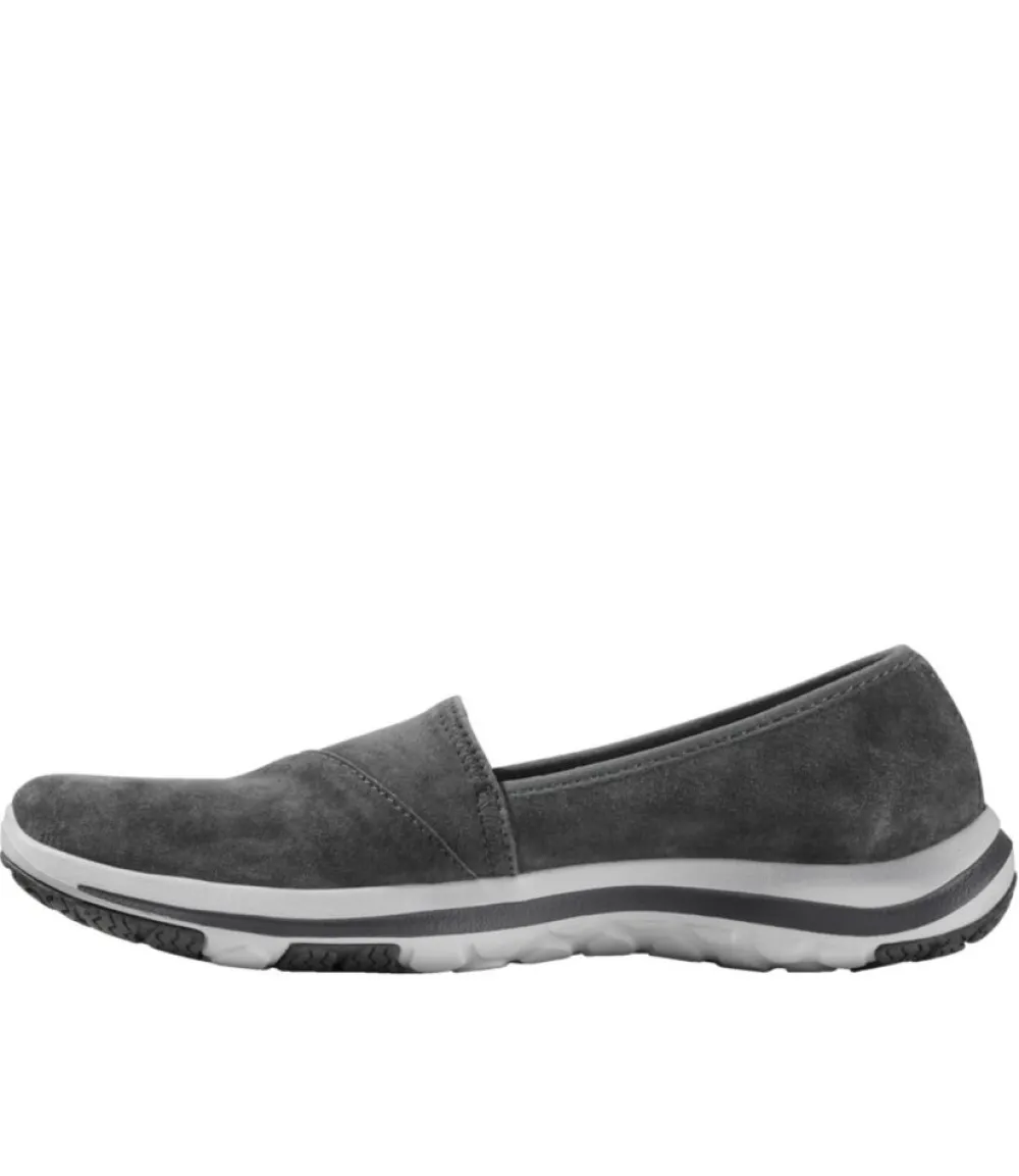 "Women's Back Cove Stretch Slip-Ons, Nubuck"-L.L.Bean Cheap