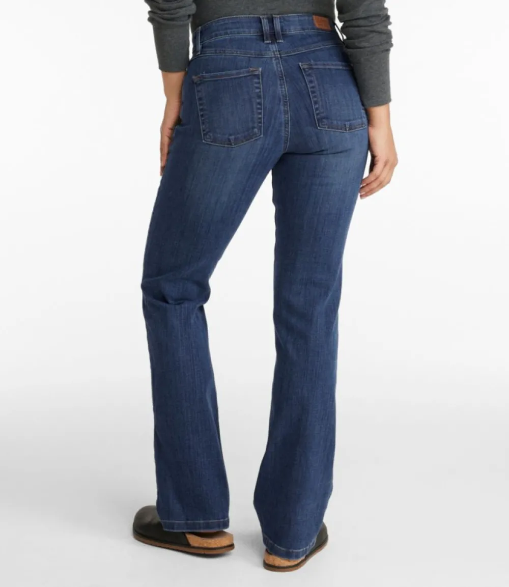 "Women's BeanFlex® Jeans, Mid-Rise Bootcut"-L.L.Bean Flash Sale