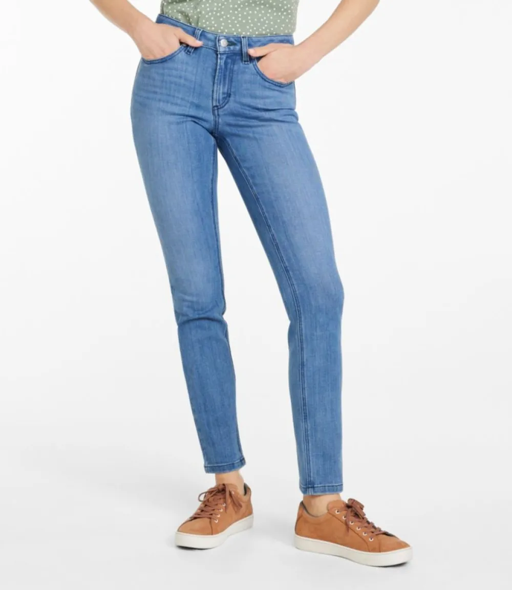 "Women's BeanFlex® Jeans, Mid-Rise Skinny-Leg"-L.L.Bean Discount