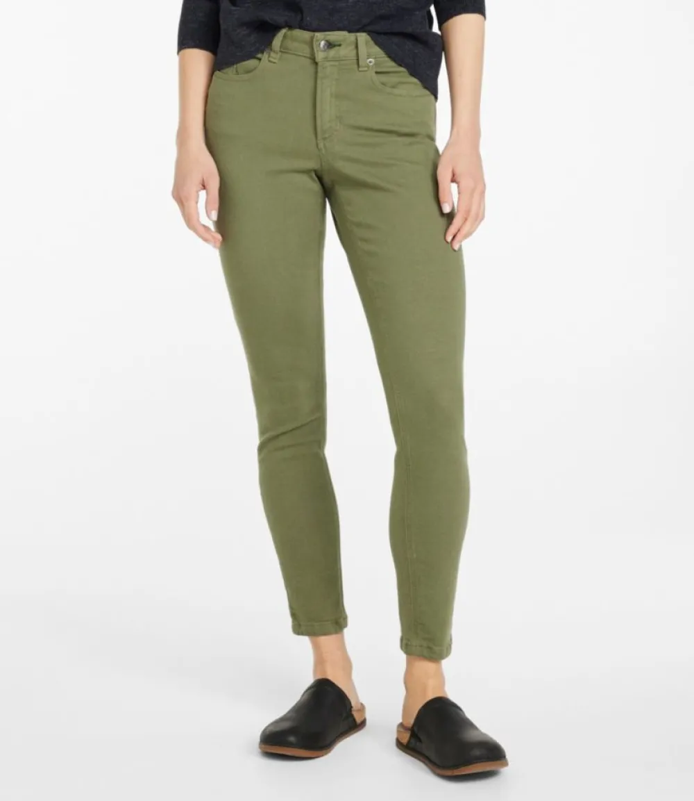 "Women's BeanFlex®Jeans, High-Rise Slim-Leg Ankle Color"-L.L.Bean Cheap