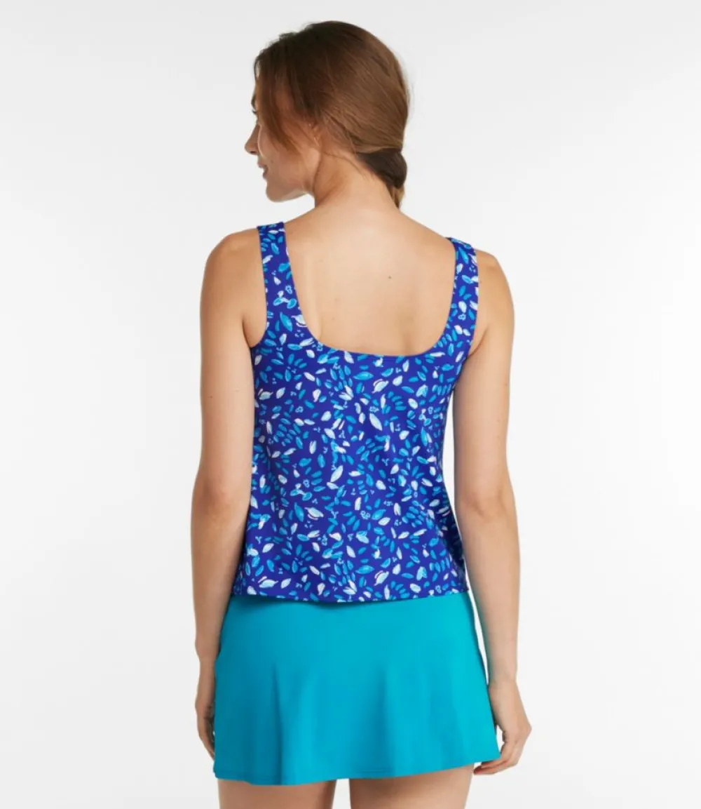 "Women's BeanSport Swimwear, Scoopneck Tankini Top Print"-L.L.Bean Hot