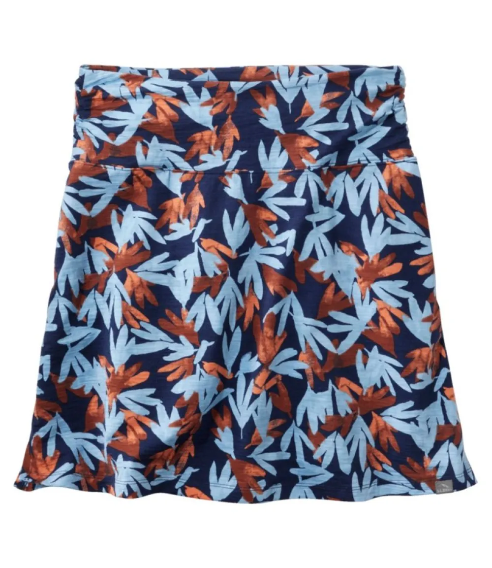 "Women's Beech Point Skirt, Print"-L.L.Bean New