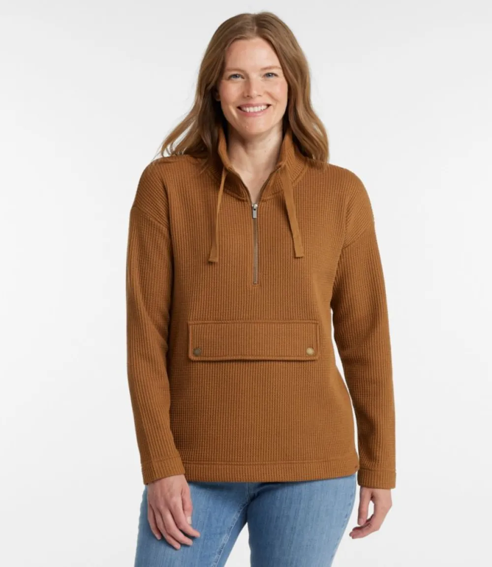 "Women's Birchwood Brushed Waffle Anorak"-L.L.Bean Cheap