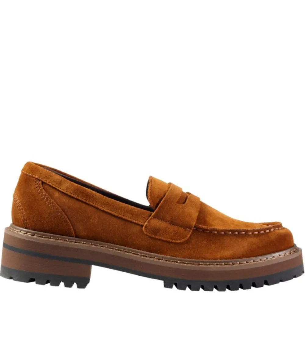 "Women's Camden Hills Penny Loafers, Suede"-L.L.Bean Best Sale