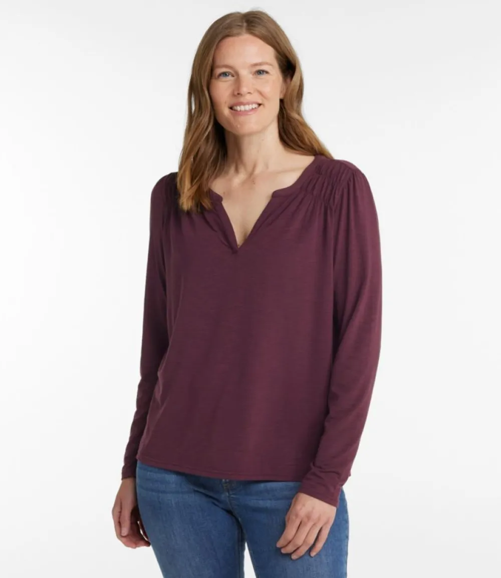 "Women's Camden Hills Tee, Long-Sleeve"-L.L.Bean Best