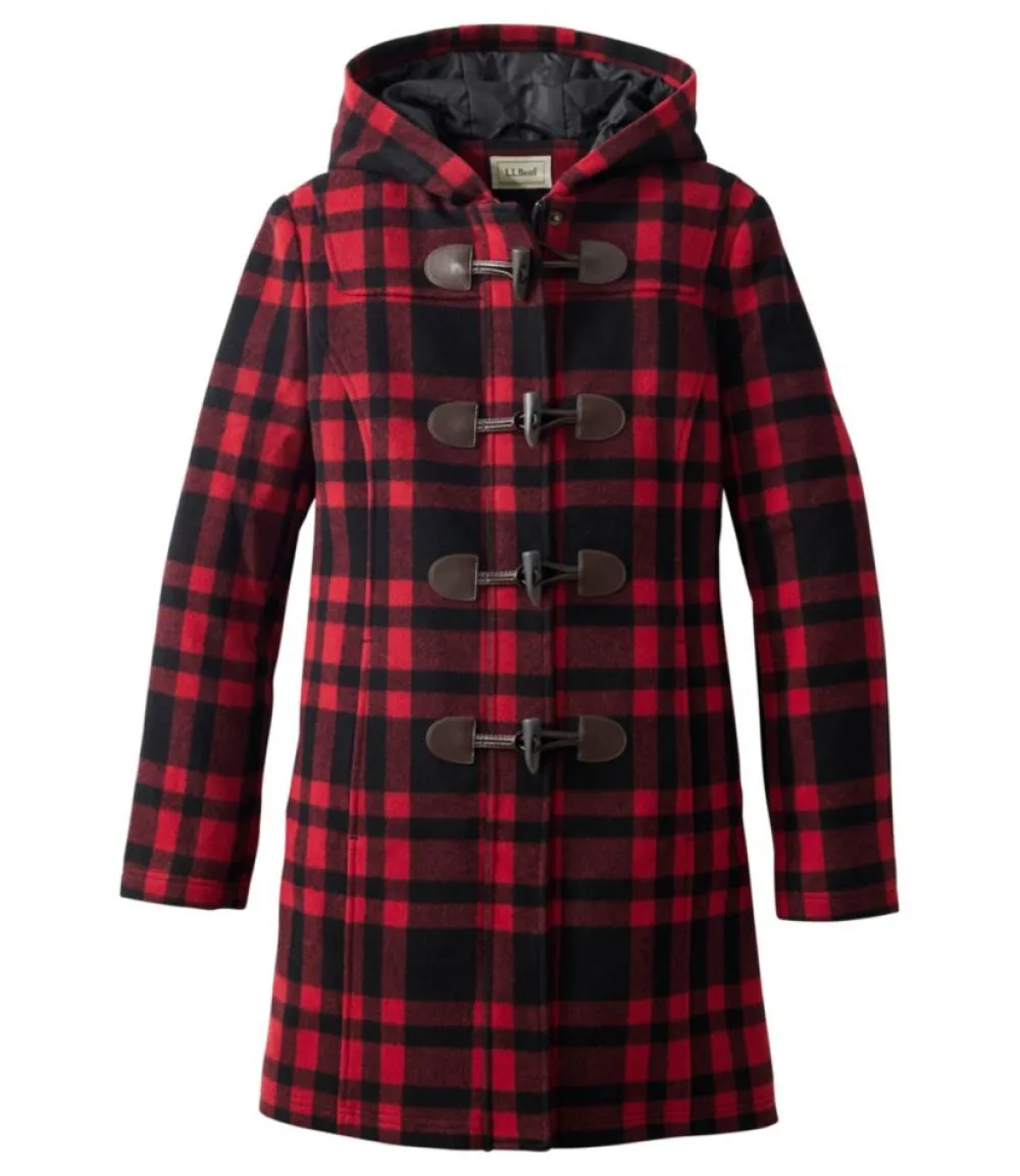 "Women's Classic Lambswool Duffel Coat, Pattern"-L.L.Bean Sale