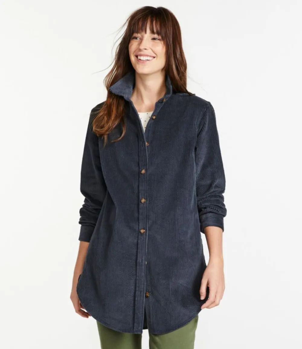 "Women's Comfort Corduroy Relaxed Tunic"-L.L.Bean Shop