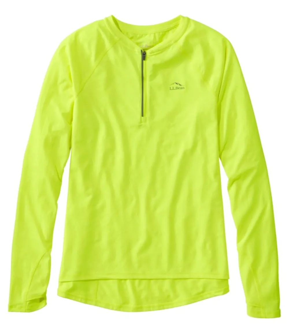 "Women's Comfort Cycling Jersey, Long-Sleeve"-L.L.Bean Fashion