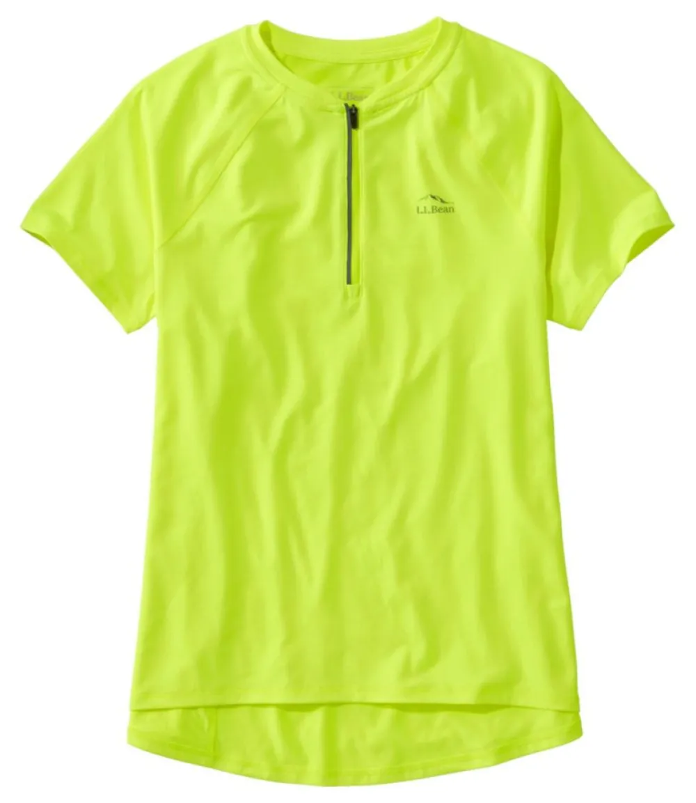 "Women's Comfort Cycling Jersey, Short-Sleeve"-L.L.Bean Cheap