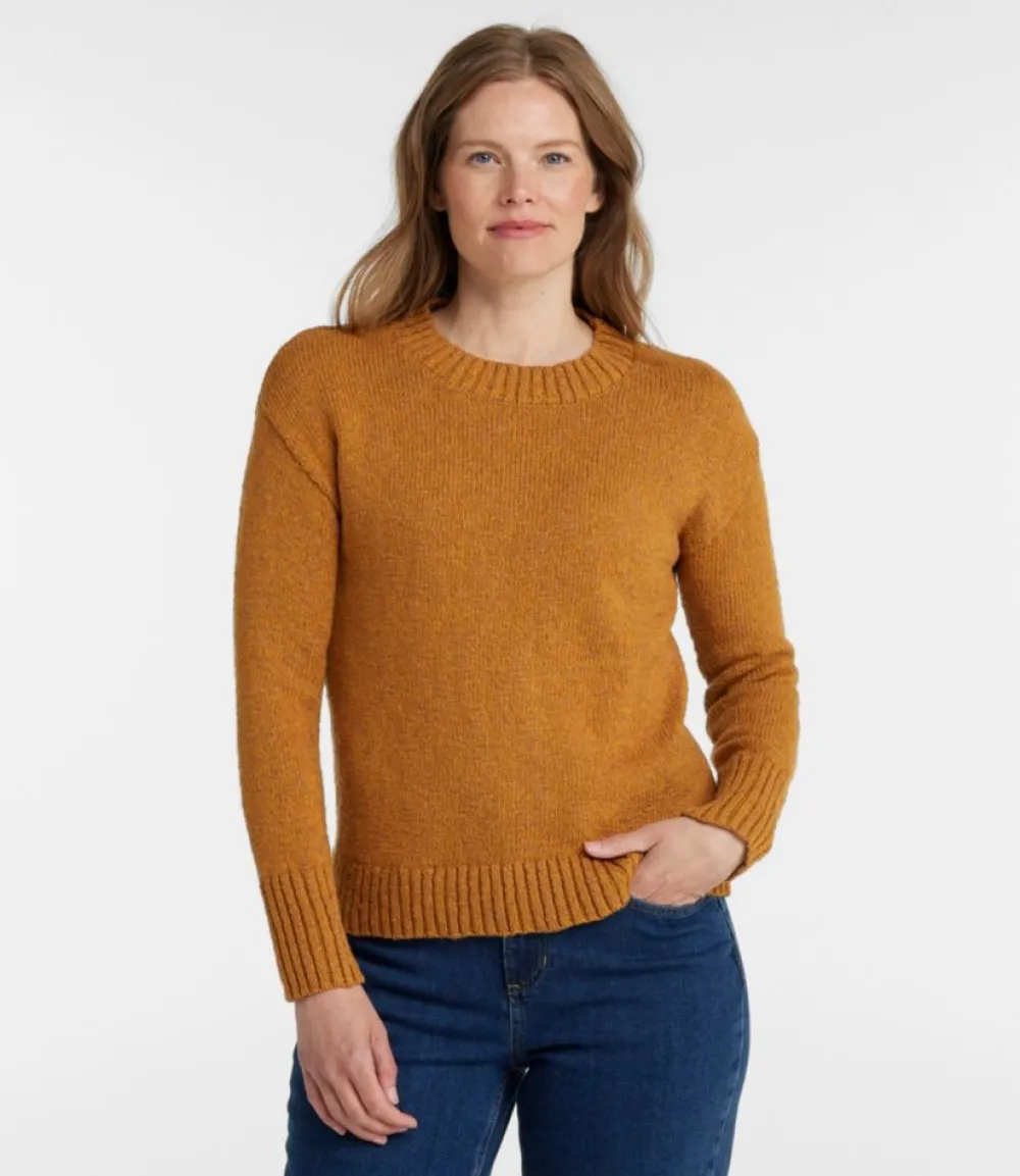 "Women's Cotton Ragg Sweater, Crewneck"-L.L.Bean Store