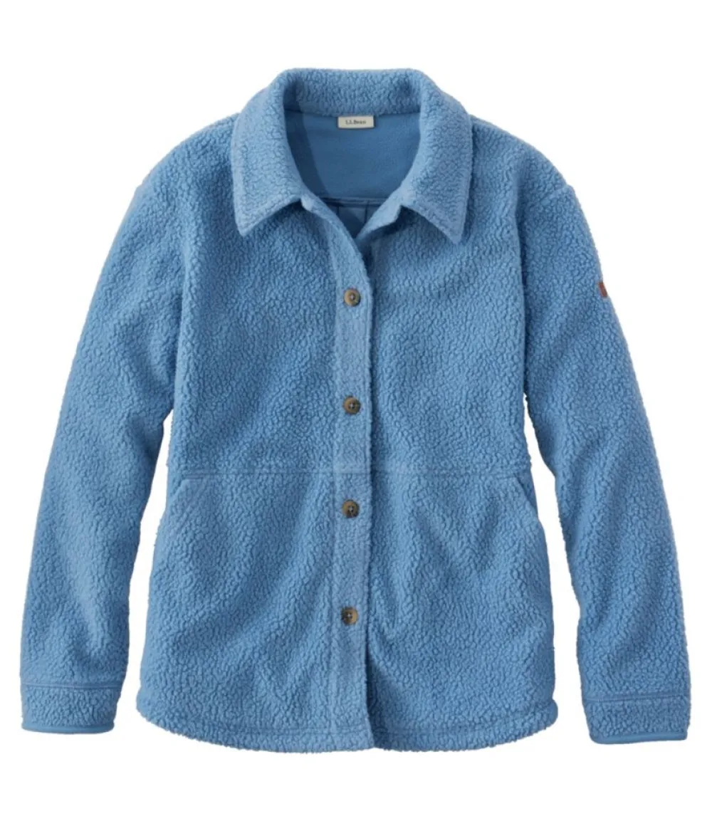 "Women's Cozy Cottage Fleece, Shirt"-L.L.Bean Fashion