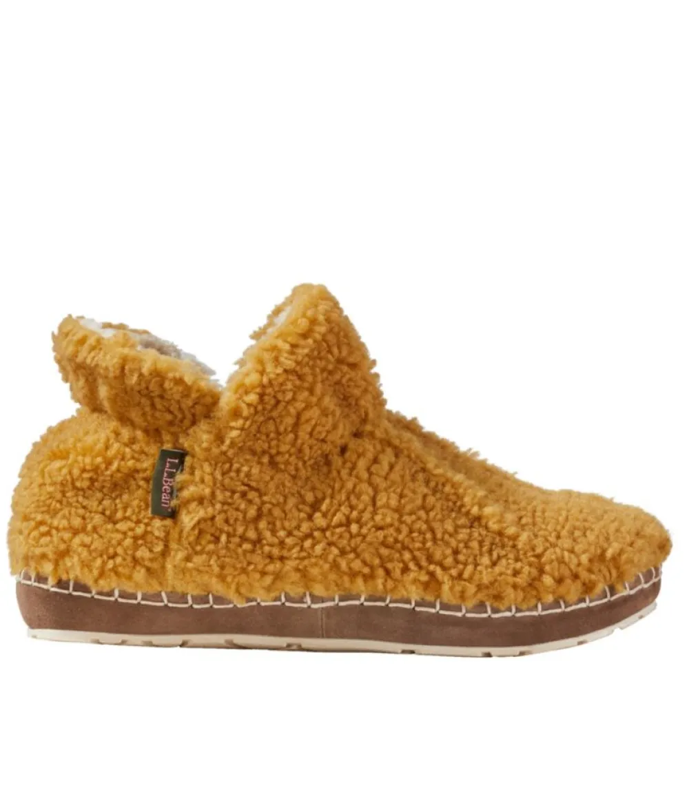 "Women's Cozy Slipper Booties, Pile Fleece"-L.L.Bean Clearance