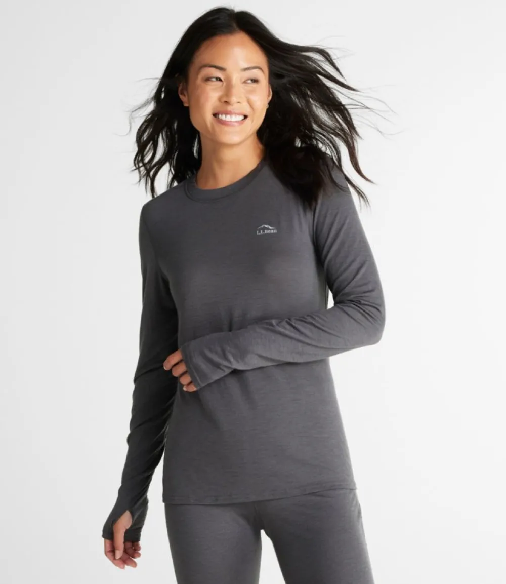 "Women's Cresta Ultralight 150 Crew Top"-L.L.Bean Fashion