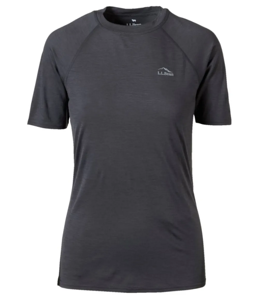 "Women's Cresta Ultralight 150 Crew Top, Short-Sleeve"-L.L.Bean Hot