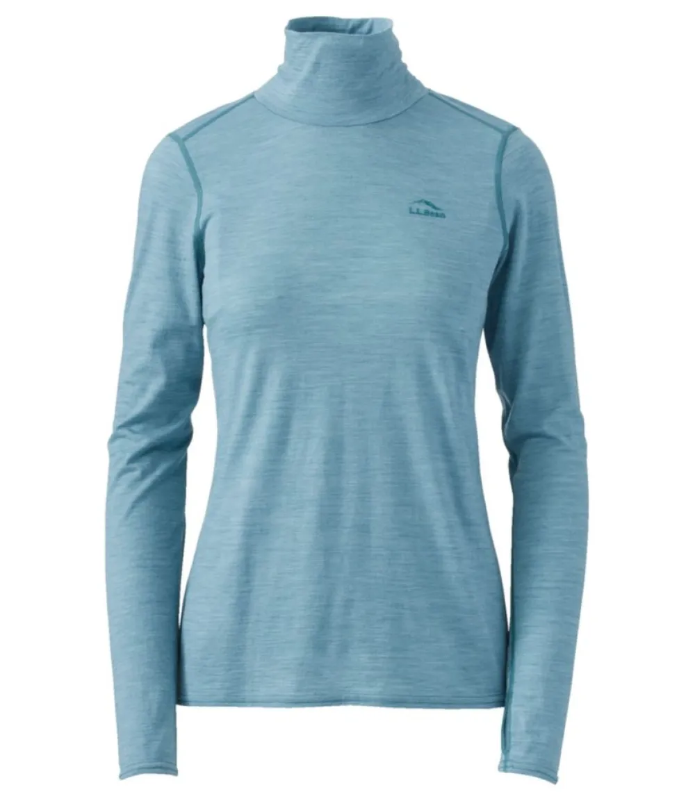 "Women's Cresta Ultralight 150 Turtleneck, Stripe"-L.L.Bean Store