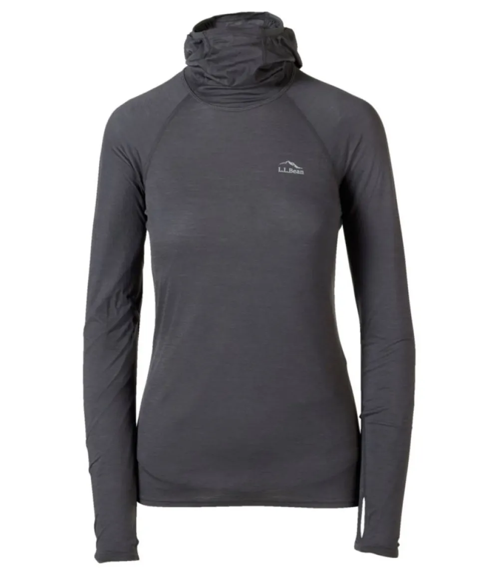 "Women's Cresta Wool Ultralight 150 Base Layer, Hoodie"-L.L.Bean Outlet