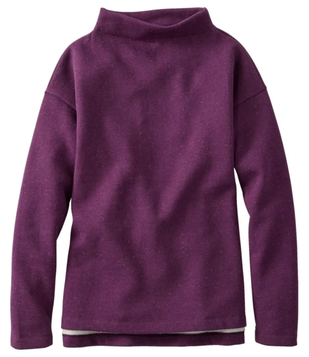 "Women's Double L Soft Donegal Sweatshirt, Funnelneck"-L.L.Bean Sale