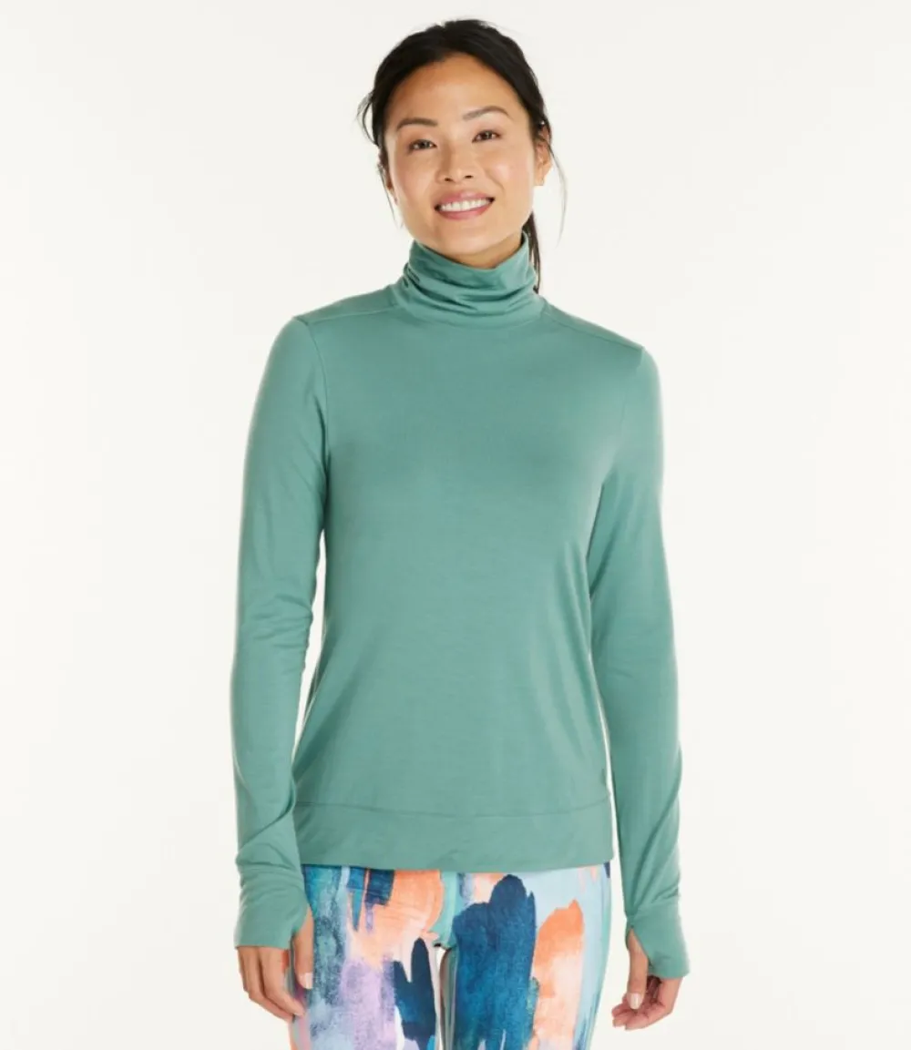 "Women's Encompass Merino Wool-Blend Turtleneck"-L.L.Bean Shop