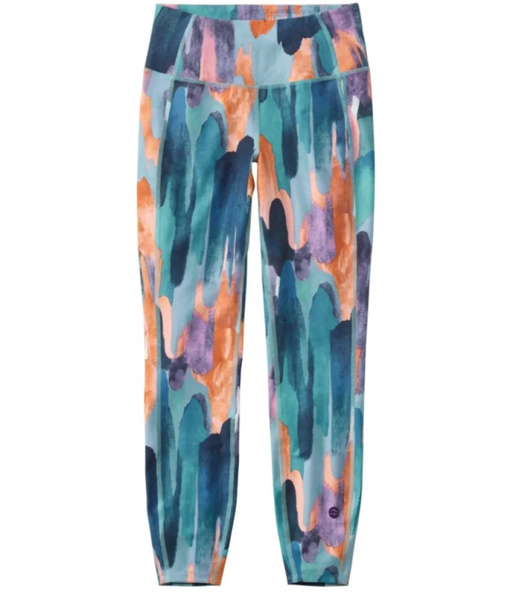 "Women's Everyday Performance 7/8 Leggings, High-Rise Print"-L.L.Bean Shop