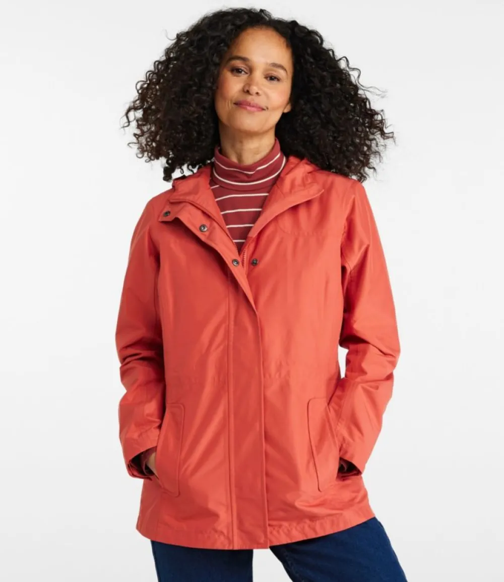 "Women's H2OFF Rain Jacket, PrimaLoft-Lined"-L.L.Bean Clearance