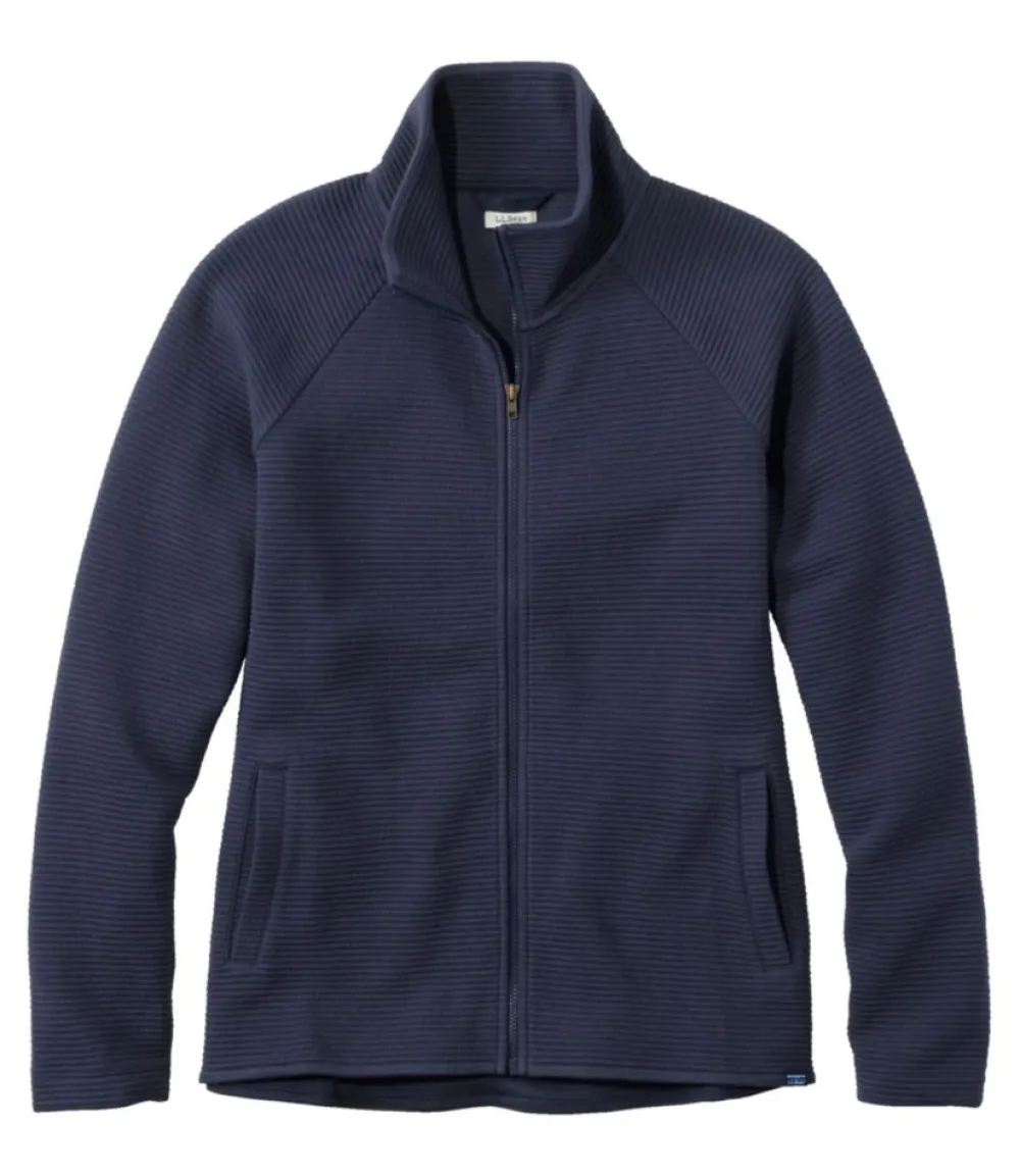 "Women's Lakewashed Double-Knit Full-Zip"-L.L.Bean Outlet