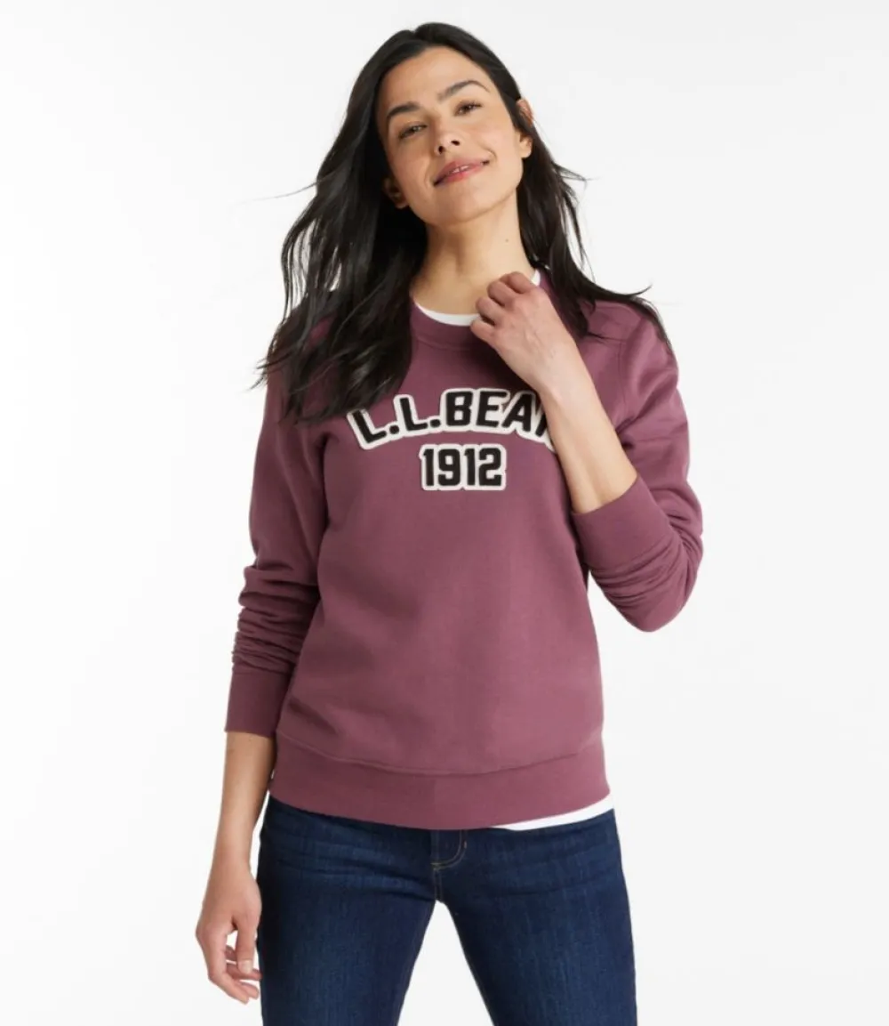 "Women's 1912 Sweatshirt, Crewneck Logo"-L.L.Bean Cheap