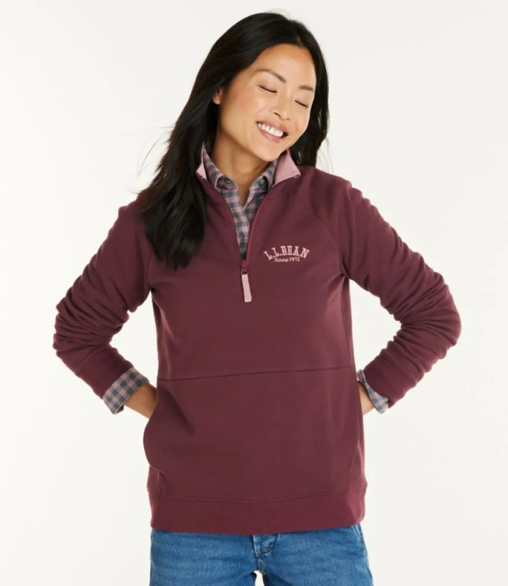 "Women's 1912 Sweatshirt, Quarter-Zip"-L.L.Bean Outlet