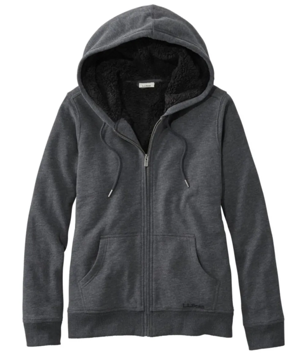 "Women's 1912 Sweatshirt, Sherpa-Lined Hoodie"-L.L.Bean Best