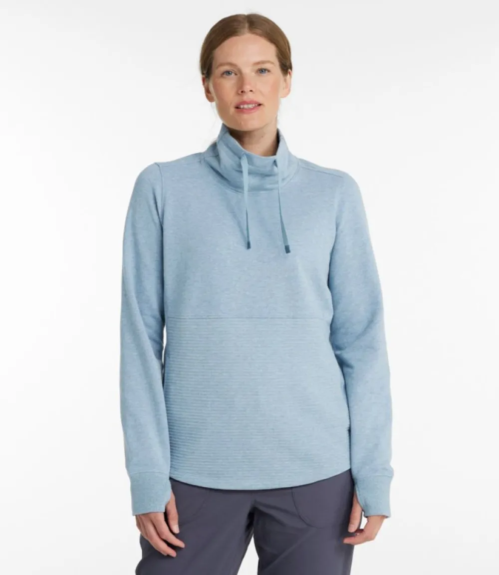 "Women's Cozy Mixed-Knit Pullover"-L.L.Bean Discount